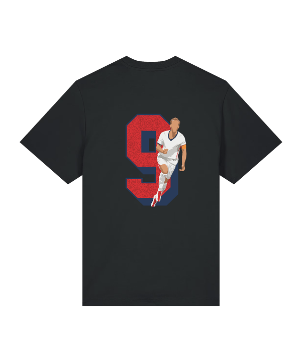 11teamsports England "HURRIKANE" T-Shirt WM 2026 Schwarz - schwarz