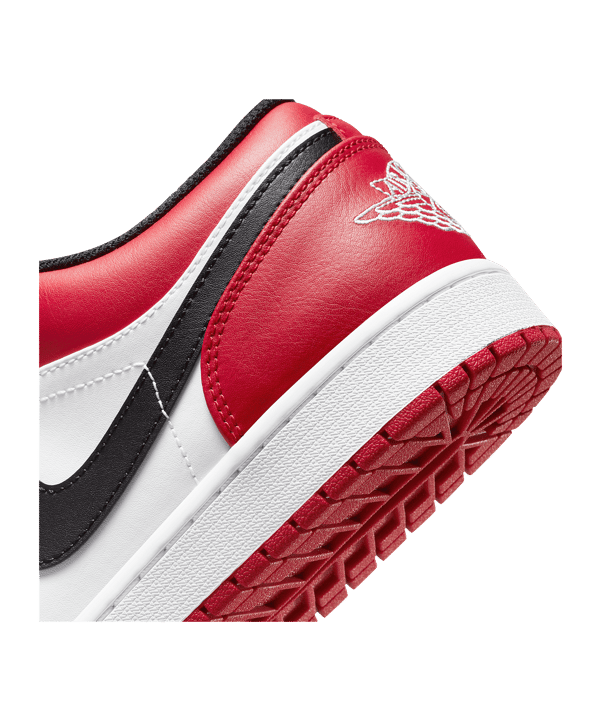 Jordan Air 1 Low Rot Weiss Schwarz F612 - rot