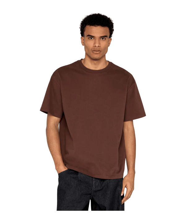 Urban Classic Relaxed Dropped Shoulder T-Shirt Braun - braun