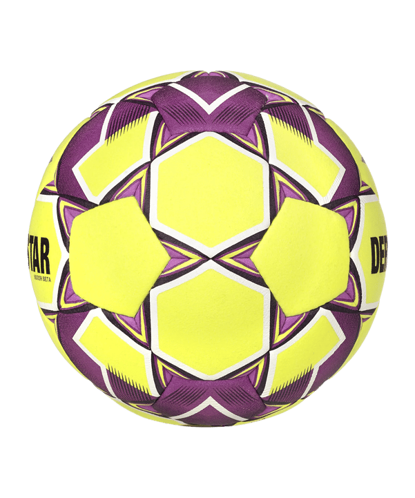 Derbystar Indoor Beta v24 Trainingsball Gelb Lila F590 - gelb