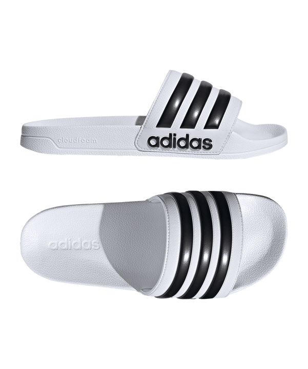 adidas Cloudfoam Adilette Shower Regular Weiss - weiss