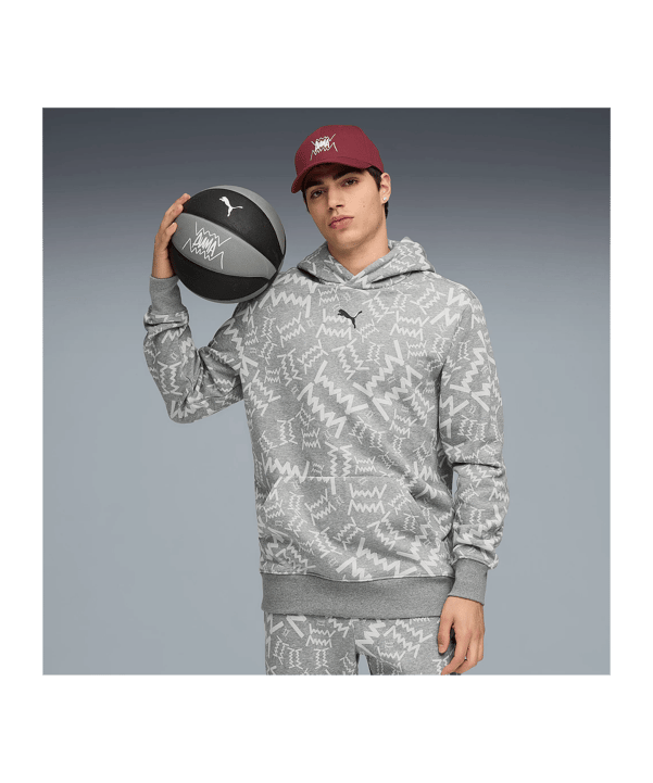 PUMA Teamjaws Post Game Hoody Grau F03 - grau