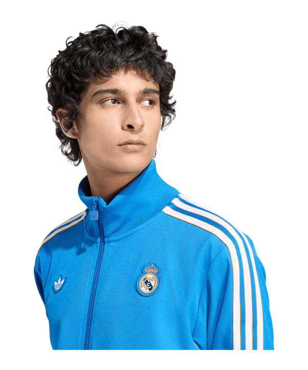 adidas Real Madrid Icon Track Sweatshirt Blau - blau