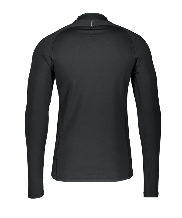 Nike Pro Warm Mock Sweatshirt Schwarz Weiss F010 - schwarz