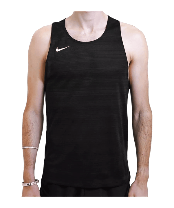 Nike Dry Cool Miler Tank Top Running Schwarz F010 - schwarz