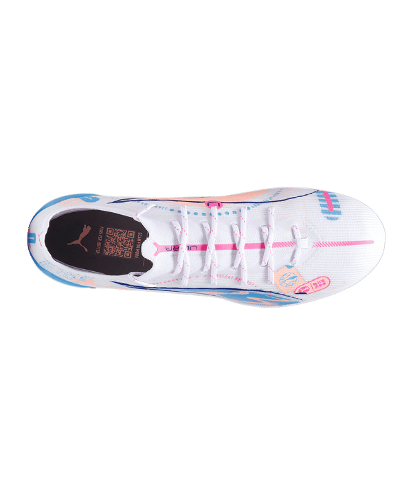 PUMA ULTRA 5 Ultimate FG Volume Up Weiss Blau F01 - weiss
