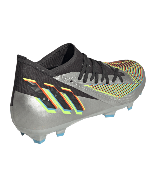 adidas Predator EDGE.3 FG Beyond Fast Silber Schwarz Grün - silber