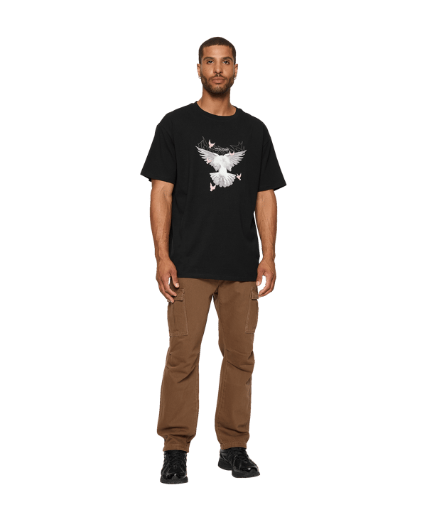 Mister Tee Doves Oversized T-Shirt Schwarz - schwarz
