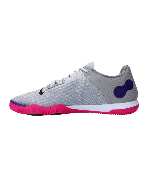 Nike React Gato IC Halle Grau Lila Schwarz F056 - grau