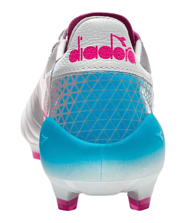 Diadora Brasil Elite Veloce FG Weiss Pink Gelb FD0662 - weiss