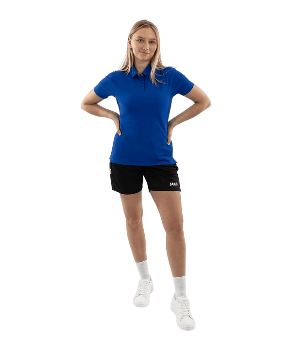 JAKO Uni Polo Damen Blau F400 - blau