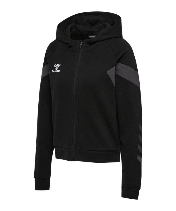 Hummel TRAVEL Kapuzenjacke Damen Schwarz F2001 - schwarz