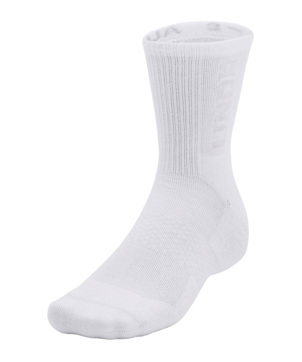 Under Armour 3-Maker Mid Crew Socken 3er Pack F100 - weiss