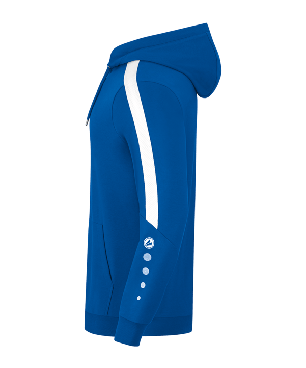 JAKO Power Hoody Blau Weiss F400 - blau