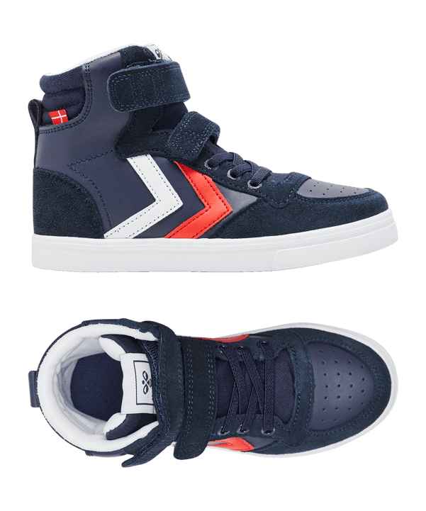 Hummel Slimmer Stadil Leather High Sneaker Kids Lila F3679 - lila