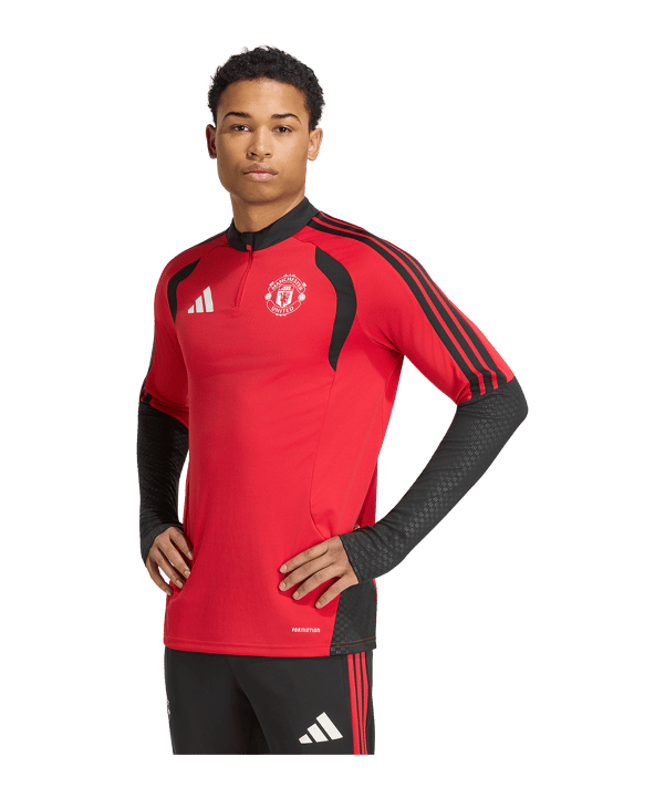 adidas Manchester United Tiro Sweatshirt Rot - rot