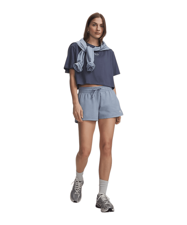 Under Armour Sport Terry Short Damen Blau - blau