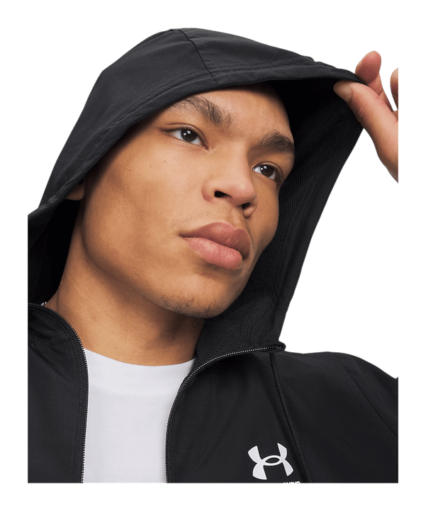 Under Armour Rival Woven Veste Noir C001 - noir