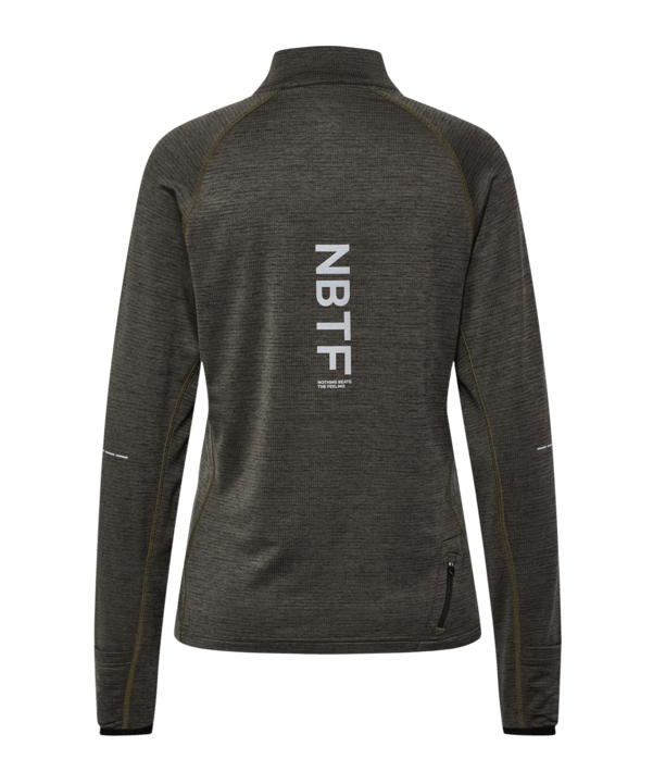 Newline nwlPACE HalfZip Sweatshirt Damen F1166 - gruen