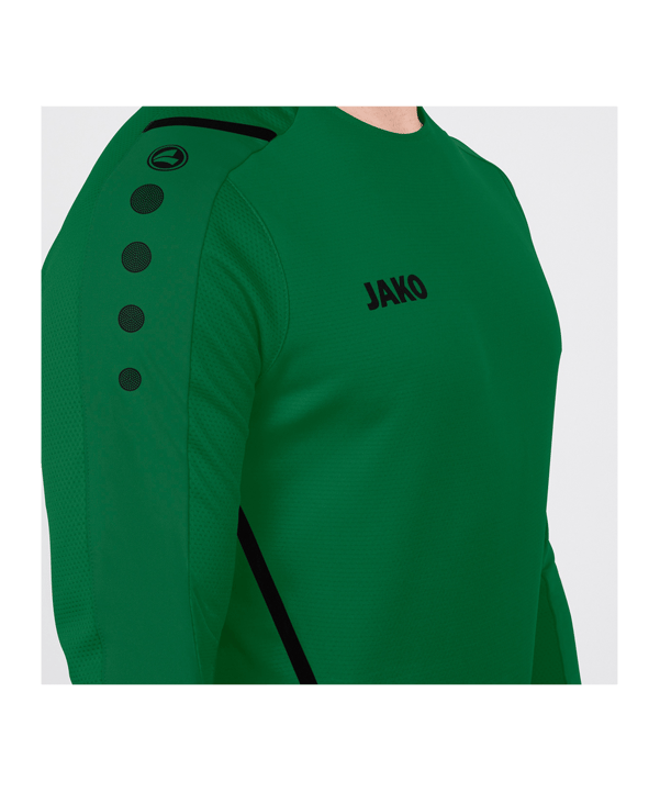 JAKO Challenge Sweatshirt Kids Grün Schwarz F201 - gruen