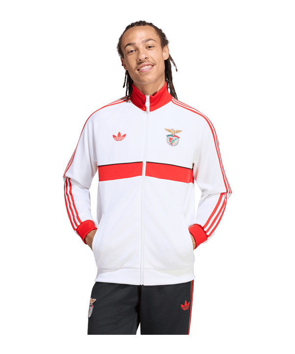 adidas Originals Benfica Lissabon Jas Wit - wit
