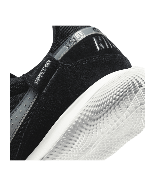 Nike Streetgato IC Halle Schwarz Weiss F010 - schwarz