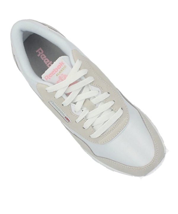 Reebok Classic Nylon Sneaker Damen Weiss Grau - weiss