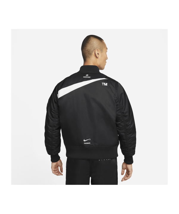 Nike Therma-FIT Swoosh Bomberjacke Schwarz F010 - schwarz