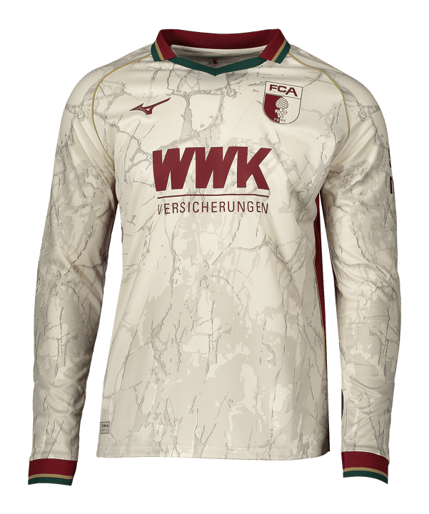 Mizuno FC Augsburg Maglia maniche lunghe Home 2026/2027 Bianco C23 - bianco