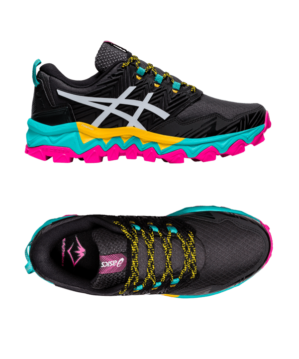 Asics Gel-FujiTrabuco 8 Running Damen Schwarz F003 - schwarz