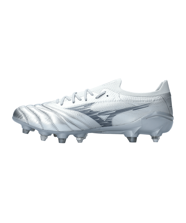 Mizuno Morelia Neo Beta Elite Mix SG Platinum Silver Silber F04 - silber