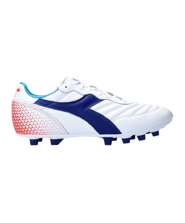 Diadora Brasil GR FG Weiss Blau FC2433 - weiss