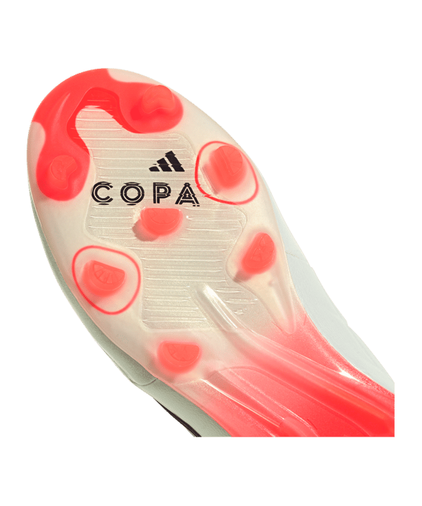 adidas COPA Pure 2 Elite FG Solar Energy Kids Weiss Schwarz Rot - weiss