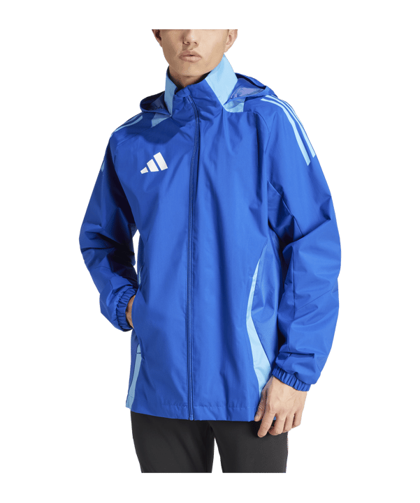 adidas Tiro 24 Competition Allwetterjacke Blau - blau