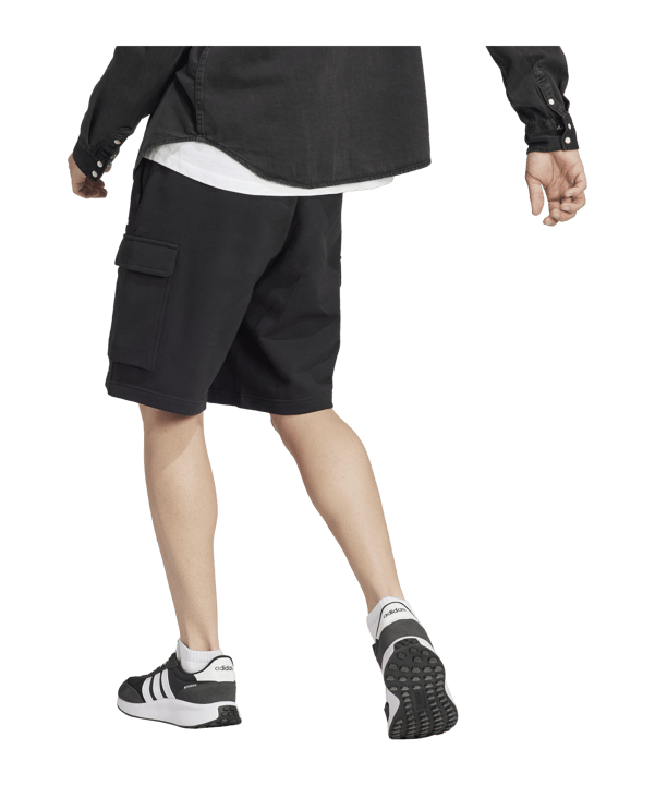 adidas Essentials FT Cargo Short Schwarz - schwarz