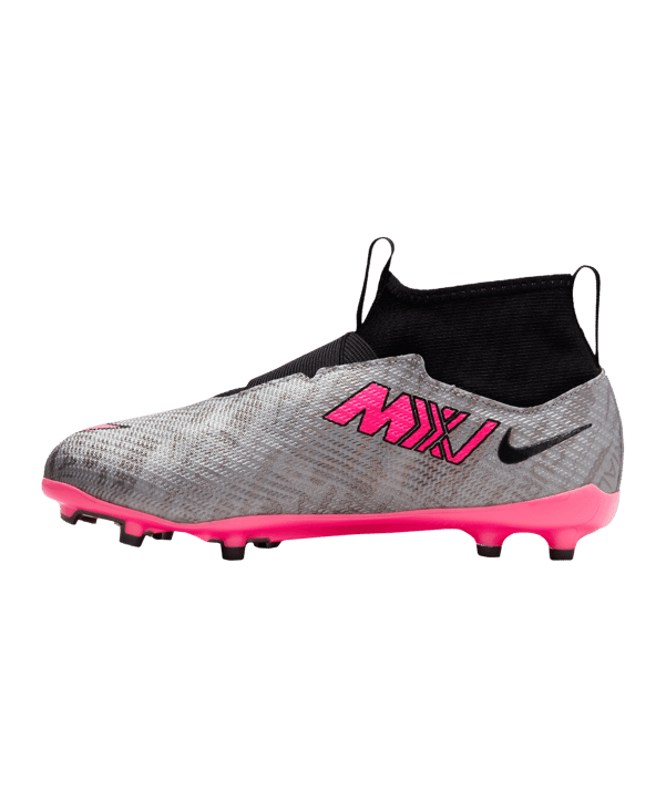 Nike Jr Air Zoom Mercurial Superfly IX Pro FG XXV Kids Silber Pink F060 - silber