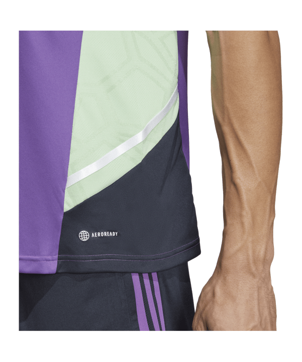 adidas Real Madrid Trainingsshirt Lila - lila