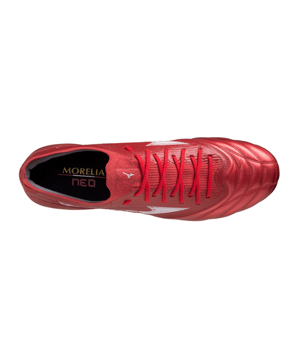 Mizuno Morelia Neo III Beta Passion Red Elite FG Rot F60 - rot
