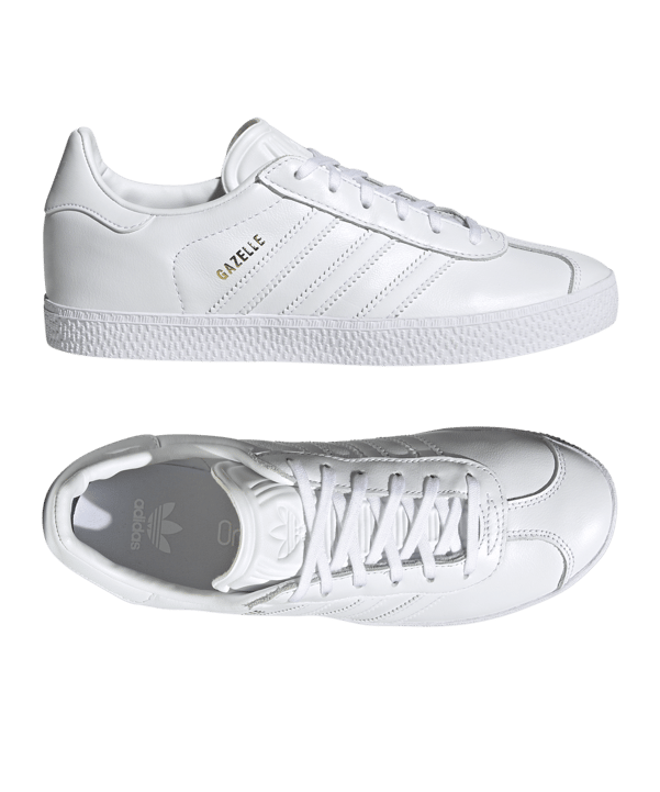 adidas Originals Gazelle Shoes White - weiss