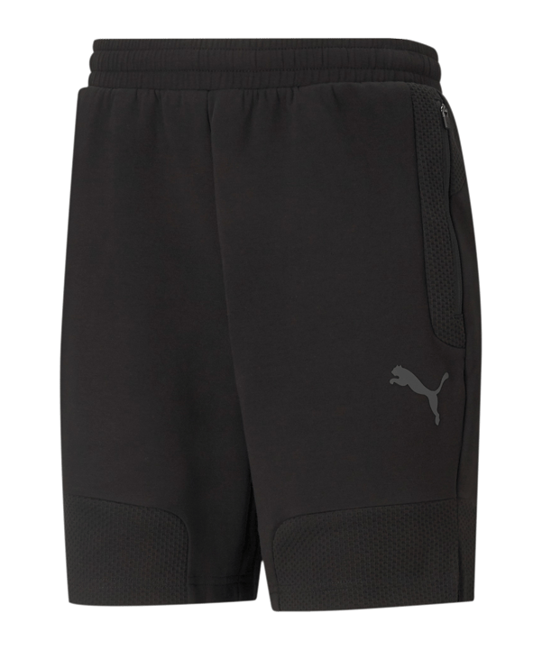 PUMA teamCUP Casuals Short Schwarz F03 - schwarz