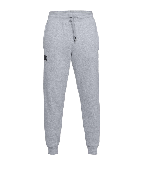 Under Armour Rival Fleece trackpant grijs F036 - grijs