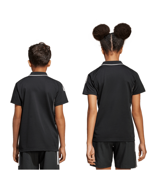 adidas Tiro 25 Competition Polo Kids Schwarz - schwarz