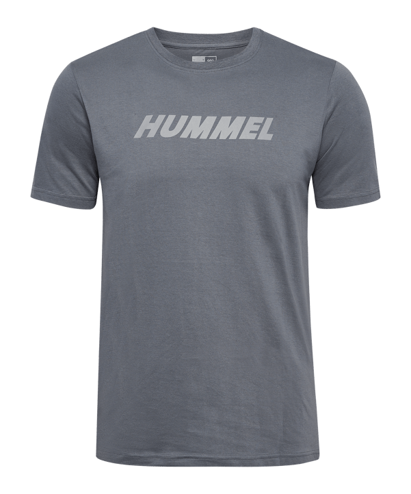 Hummel Elemental Logo Cotton T-Shirt Grau F2864 - grau