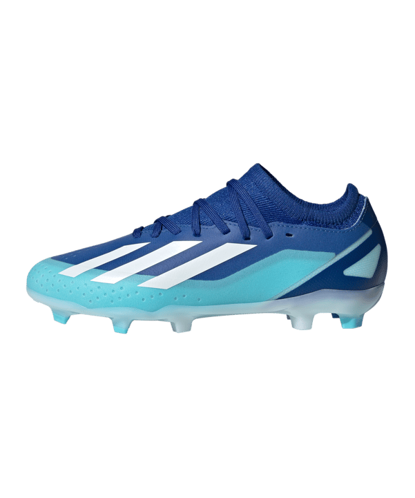 adidas X Crazyfast.3 FG Marinerush Kids Blau Weiss Orange - blau