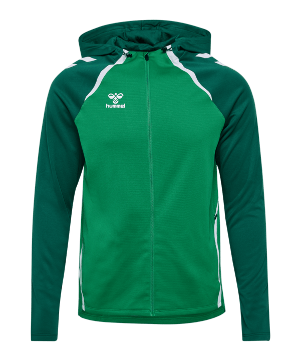 Hummel Kapuzenjacke Grün F6327 - gruen