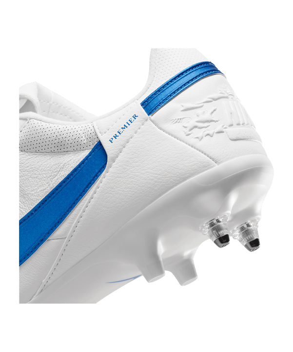 Nike Premier III SG-Pro AC Weiss Blau F100 - weiss