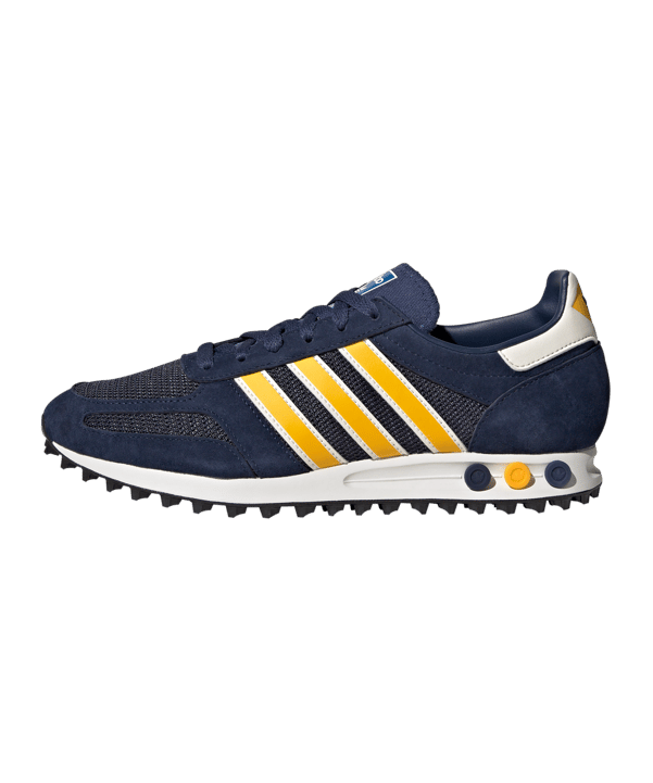 adidas Originals LA Trainer Blau Gelb Weiss - blau
