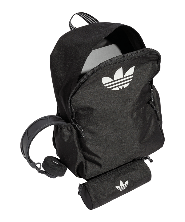 adidas Originals With Pencil Case Rucksack Schwarz - schwarz