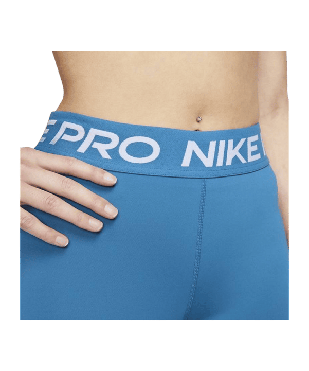 Nike Pro Mid Legging Dames Blauw K457 - blauw