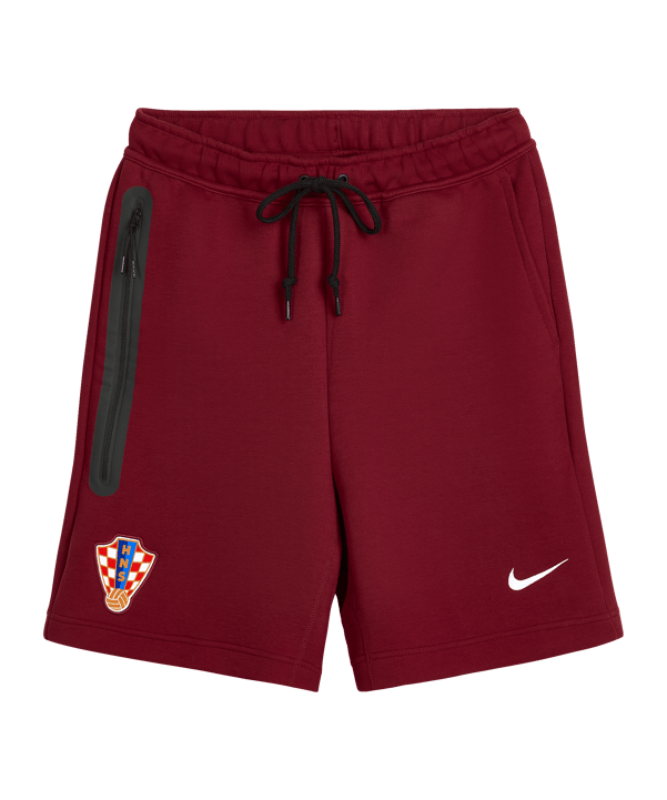 Nike HNS Kroatien Fleece Short Rot F677 - rot